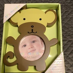 💲💲💲SET OF THREE Tiny Miracles Gualter-Monkey Picture Frame 2.5” x 2.5”